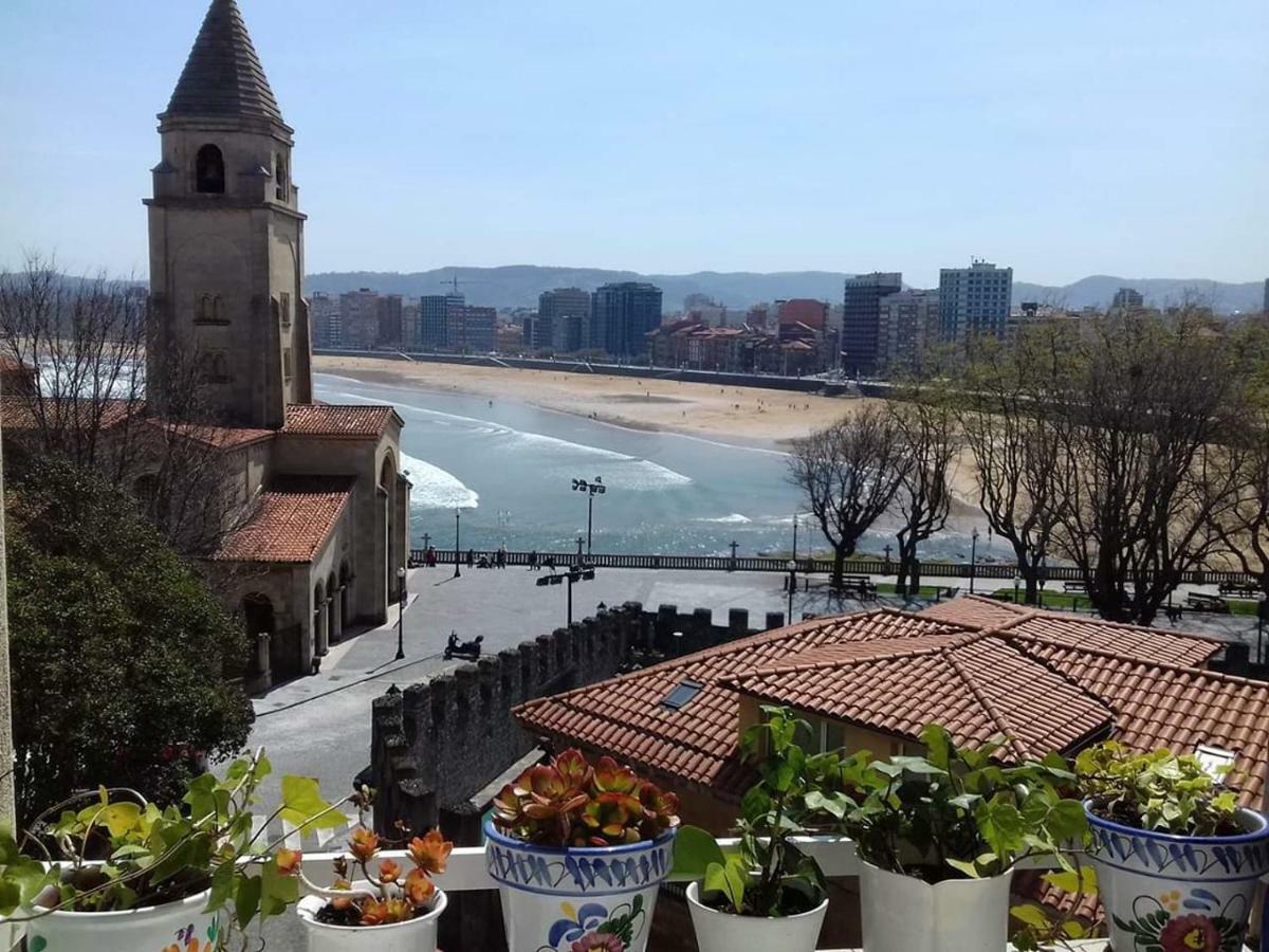 Apartamento Bahia San Lorenzo Gijón Esterno foto
