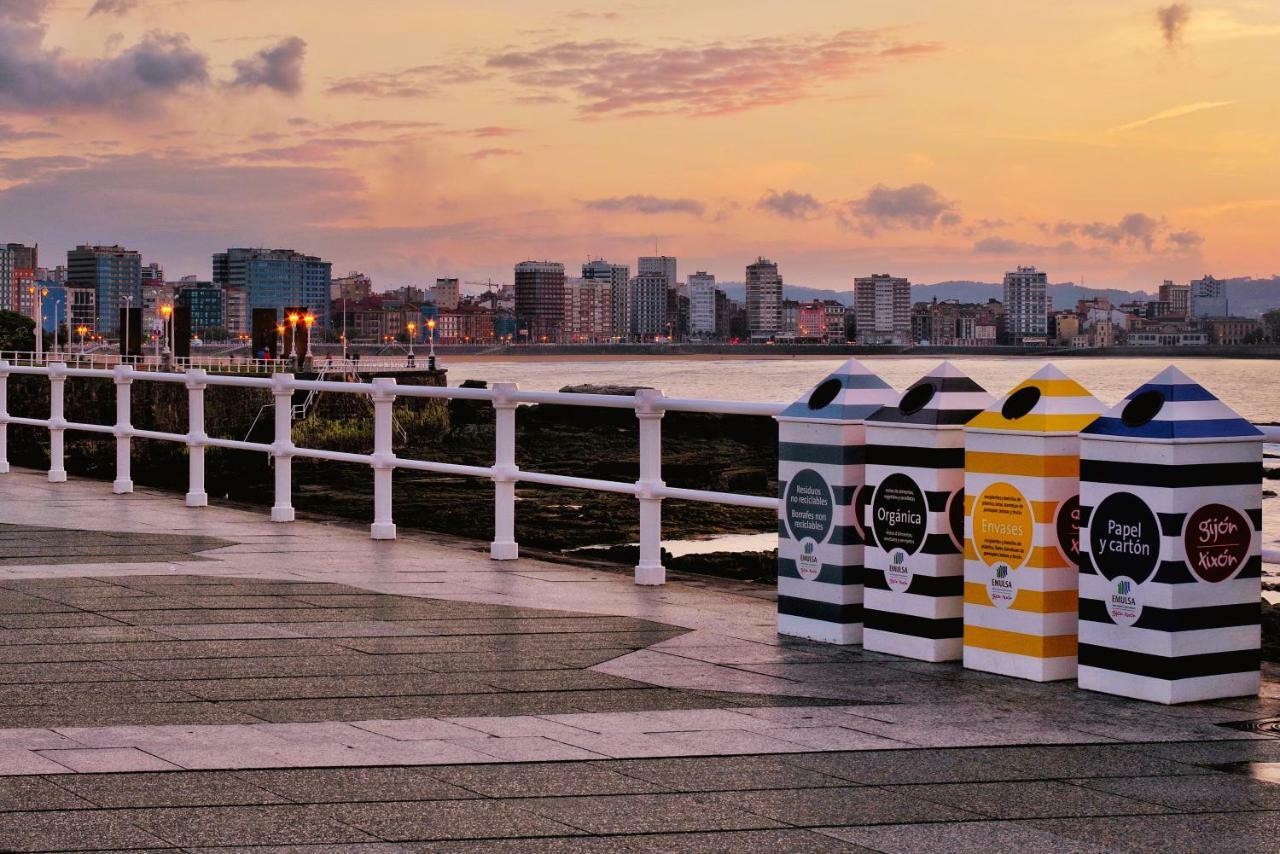 Apartamento Bahia San Lorenzo Gijón Esterno foto